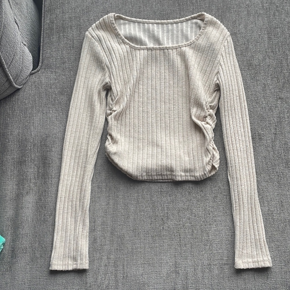 Basic Plush Ribbed Textured Knit